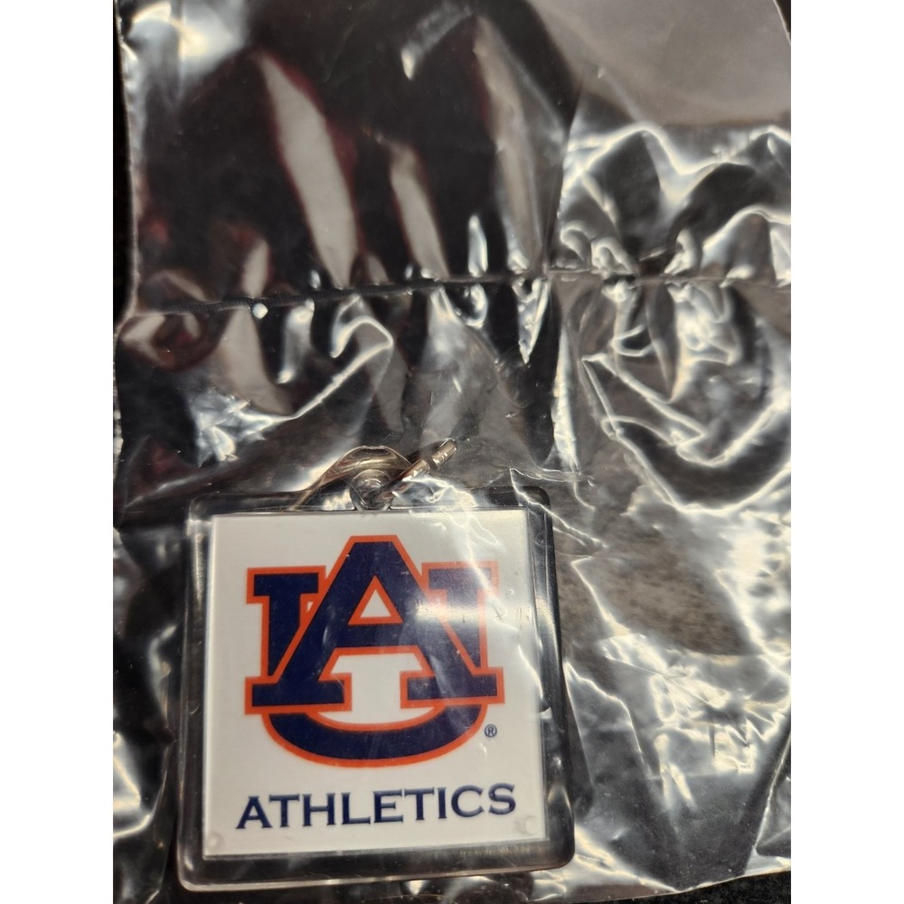Auburn Athletics Keychain AU Logo Key Ring Collegiate Absolute Values NEW